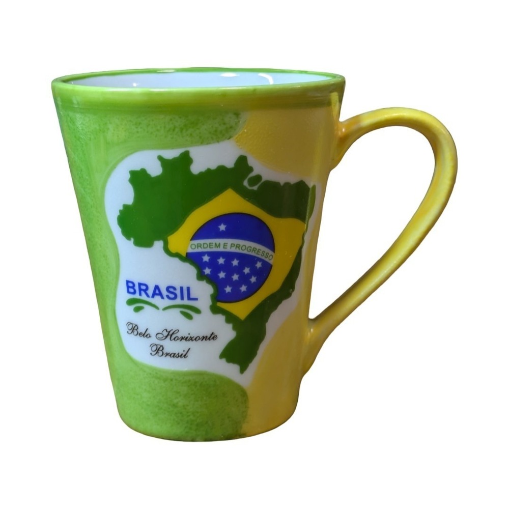 Brasil Ceramic Coffee Cup or Mug